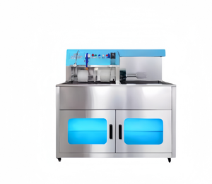 Lave-chaussures automatique professionnel en acier inoxydable grande capacité avec séchage et stérilisation autonettoyante pour les blanchisseries commerciales - Product Image 1