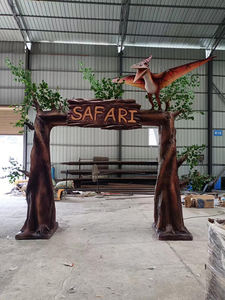 Artesanía a mano por encargo Artificial realista entretenimiento dinosaurio Parque arco puerta <span class=keywords><strong>Zoo</strong></span> Park arco - Product Image 2