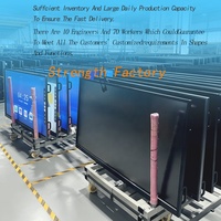 Papan Tulis Interaktif Tablet Digital Signage Layar 65-Inci 4K Layar Sentuh 20-Titik Kalender Notepad Papan Gambar