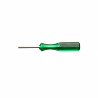 Obeng Hex Magnetik H3 100mm Bilah Baja Karbon Pegangan Plastik Hijau Alat Perbaikan Manual Allen