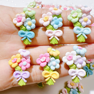 Accesorios de Resina Ecológicos para Manualidades, con Diseño de Moño Multicolor, Acabado Glaseado, para Decoración de Fundas de Teléfono - Product Image 2