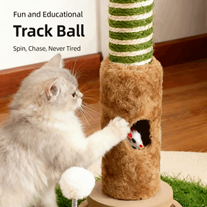 Petop Griffoirs en sisal pour chats, Jouets et plateformes d'escalade pour chats, Grande <span class=keywords><strong>tour</strong></span> d'escalade multi-niveaux pour chats - Product Image 2