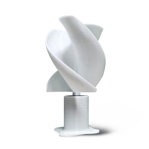 Juguete Educativo Económico, Mini Generador Eólico de Eje Vertical de Plástico con 2/3 Aspas, Modelo con Pequeña Luz LED, Modelo D08 - Product Image 2