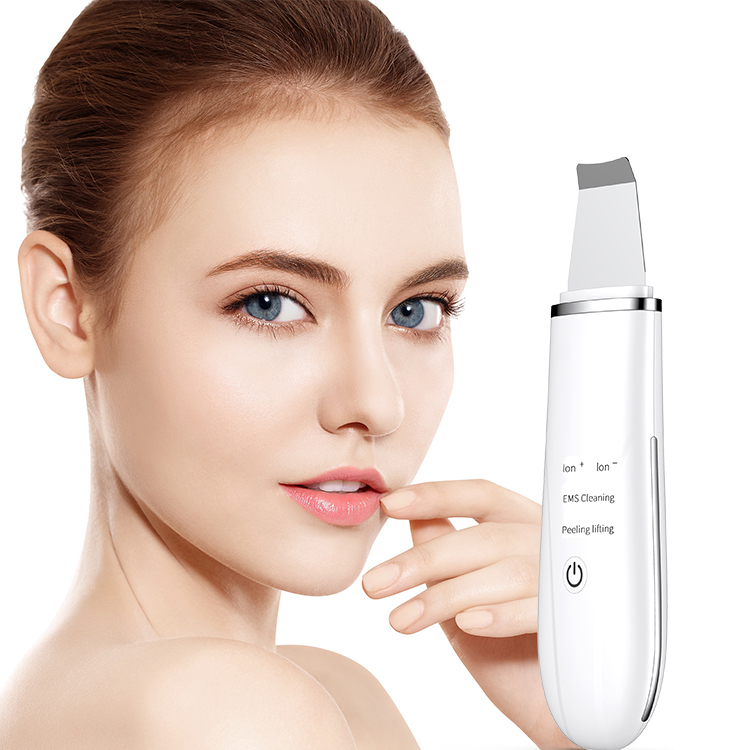Black Head Remover Deep Cleansing Skin Rejuvenation Stainless Steel Beauty Machine Ultrasonic Peeling ultrasonic skin scrubber