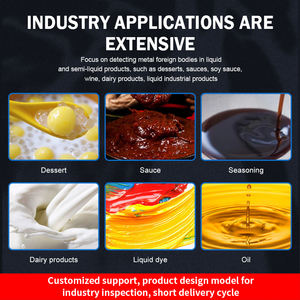 스테인리스 스틸 액체 파이프라인 금속 탐지기 신선한 주스 포장 생산 라인 식품 안전 검사용 - Product Image 4