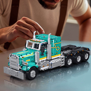Mould <span class=keywords><strong>King</strong></span> 13201 2064PCS Serie Ingeniería RC <span class=keywords><strong>Peter</strong></span> Camión Americano Ladrillos de Construcción Modelo Coche Juguete Educativo Técnico Regalo Festivo - Product Image 3