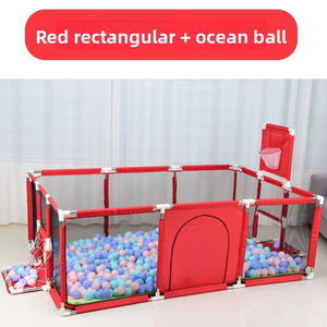 屋内バスケット子供用安全プレイフェンス素材赤ちゃん安全プレイペン - Product Image 6