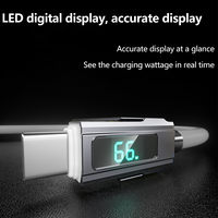 Câble de charge rapide 5A USB/Type-C 8 broches 4-en-1 en alliage d'aluminium de haute qualité avec conducteur en cuivre pur et blindage tressé pour ordinateur et téléphone