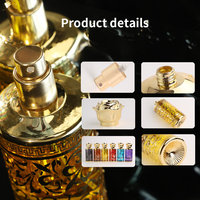50ml 100 ml 150ml Parfums vides de luxe Bouteilles de pulvérisation en verre avec boîte