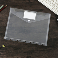 Carpeta para Archivos, Carpeta Transparente A4 con Porta Tarjetas de Visita, Carpeta para Archivos A5 de Color
