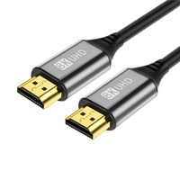 Échantillon gratuit fourni mâle à mâle HD HDMICable 8KCable or PVC moniteur OPP sac Stock HDTV moniteur Pc ordinateur nu cuivre tresse