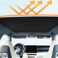Accessoires de protection intérieure de voiture, pare-soleil pliable et rétractable pour toit ouvrant de voiture Zeekr 001 2023 2022