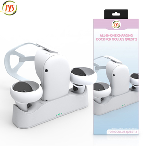 Base de Carga Magnética JYS-OC003 para <span class=keywords><strong>Gafas</strong></span> VR <span class=keywords><strong>Oculus</strong></span> <span class=keywords><strong>Quest</strong></span> <span class=keywords><strong>2</strong></span> <span class=keywords><strong>con</strong></span> Juego de Baterías de 2X1800MAH, Accesorios de Carga para Base VR - Product Image 4