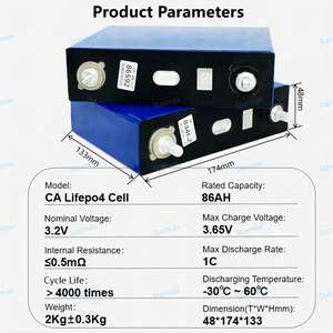 Starmax แบตเตอรี่ลิเธียมไอออนแบบปริซึม86Ah แบตเตอรี่ที่เก็บพลังงาน86Ah 3.2V - Product Image 4