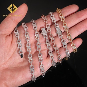 Ensemble de colliers en argent S925 avec diamants Moissanite VVS1 certifiés GRA, style infini, pour femmes, en gros, livraison directe - Product Image 3