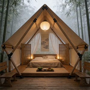 Tienda de caza a prueba de tormentas | Refugio ultraligero resistente al <span class=keywords><strong>viento</strong></span> | Tente de camuflaje Nomad Pro para bosque/montaña/tundra - Product Image 6