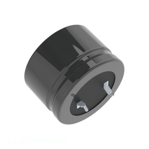 Condensateur à montage traversant LGJ2C221MELA15 CAP ALUM 220UF 20% 160V SNAP TH, Distributeur agréé - Product Image 1