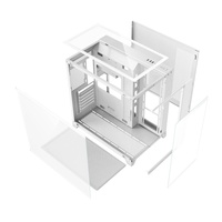 AntarcChill New Style Gaming Case Cpu Cabinet Computer Casing Gaming Pc With Three Tempered Glass Panel Computer Cases & Towers