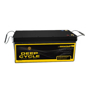 Batería de ciclo profundo LiFePO4 de 25.6V y 200Ah de Wiren |   5120 Wh |   Más de 6000 Ciclos |   Monitoreo por Bluetooth |   Garantía de 5 Años |   Stock en EE. UU./Rumania - Product Image 1