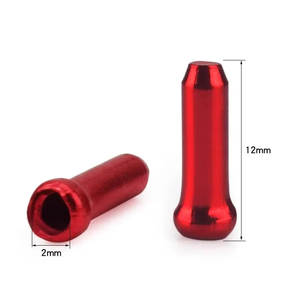 50 pièces alliage route VTT embouts de frein changement câble fin sertissages Durable vélo intérieur câble embouts - Product Image 2