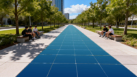Tuiles solaires TOPCON en silicium monocristallin robustes et antidérapantes à haute efficacité pour parcs et cours