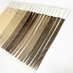 Prêt à expédier, extensions de cheveux à clips de 22 pouces, chocolat brun moyen, qualité de luxe, cheveux humains naturels pour salons - Product Image 4