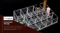 Présentoir en plastique multifonctionnel moderne à 15 grilles pour l'organisation du stockage du salon des cosmétiques pour vernis à ongles