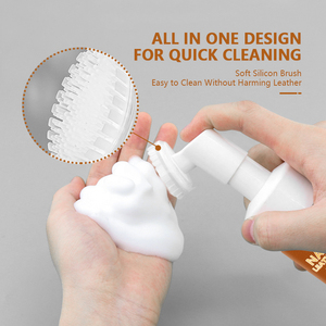 Nettoyant mousse pour <span class=keywords><strong>cuir</strong></span> de voiture et <span class=keywords><strong>fauteuil</strong></span> blanc, écologique, sans alcool, conditionneur pour <span class=keywords><strong>cuir</strong></span> de chaussures, avec extrait de plantes - Product Image 4