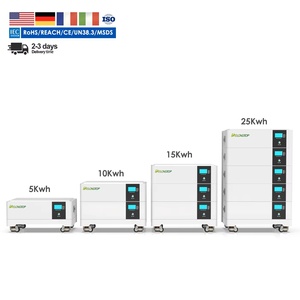 Batería de almacenamiento solar móvil del hogar del litio de la vida de ciclo largo 10Kwh 20Kwh 30Kwh <span class=keywords><strong>Growat</strong></span> Lifepo4 51,2 V con el sistema de UPS - Product Image 1