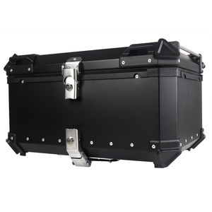 [Oferta Especial] Caja Trasera Universal para Motocicleta de 65L, de Aleación de Aluminio, Impermeable, Anticolisión, Desmontaje Rápido - Product Image 2