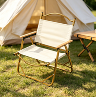 Chaise pliante portable en alliage d'aluminium pour camping, ensemble table et chaise d'extérieur pour entrepôt et parc