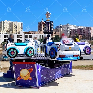 Mini Voiture Volante <span class=keywords><strong>Bugatti</strong></span>, Manèges de Fête Foraine, Parc d'Attractions Intérieur et Maisonnette de Jeu Extérieure en Acier pour Jardin - Product Image 2