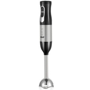 Mixeur Plongeant RAF 800W Puissant en Acier Inoxydable, 13600 tr/min, Système à 4 Lames pour Soupes, Smoothies, Broyage de Glace, Sans BPA, Électrique - Product Image 4