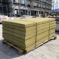 Panneau de laine de roche pour isolation phonique et thermique, ignifuge, pour l'approvisionnement transfrontalier