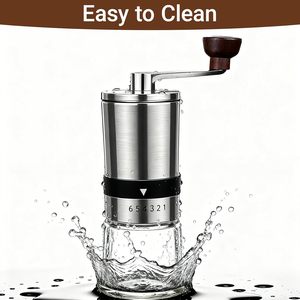 Moulin manuel à café et épices, grande capacité, avec moulin à café expresso et moulin à épices, à noyau en céramique, pour la cuisine - Product Image 2