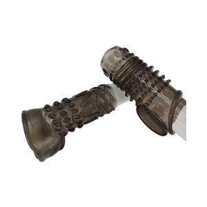 Transparentes High-End-Kondom für Männer mit Wolfs zähnen und Stachels chloss Ein <span class=keywords><strong>Premium</strong></span>-Vibrations spielzeug für männliche Sex für Erwachsene - Product Image 4