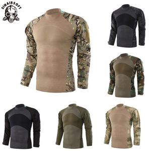 Camiseta Táctica de Caza Estilo Militar Estadounidense, Manga Larga, Algodón, Generación III, Camiseta de Combate, Camiseta de Entrenamiento para Hombre, Camuflaje - Product Image 6