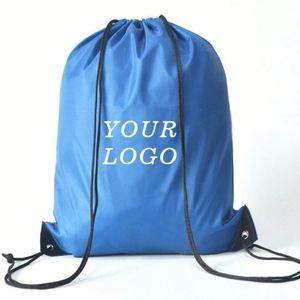 Sac à dos de sport personnalisé en polyester 210D avec impression, cordon de serrage pour sac promotionnel - Product Image 3