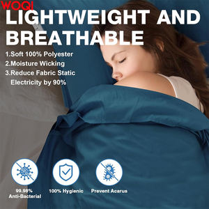 WOQI sac de couchage d'<span class=keywords><strong>été</strong></span> ultra léger avec doublure pour draps de voyage et sacs de couchage pour adultes parfait pour l'hôtel et le camping - Product Image 4