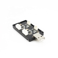 Chargeur officiel EMAX 4 ports 1-2S pour batteries Lipo, avec port USB, pour drones RC, course FPV et série Tinyhawk HV 4.35V