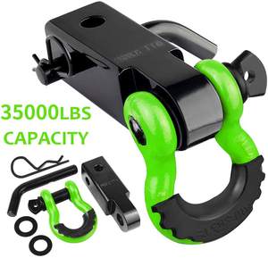 <span class=keywords><strong>Crochet</strong></span> de remorquage en acier carbone <span class=keywords><strong>pour</strong></span> véhicule tout-terrain 4x4, barre de remorquage <span class=keywords><strong>pour</strong></span> voiture, <span class=keywords><strong>attelage</strong></span> avec anneau en D de 3/4 - Product Image 2