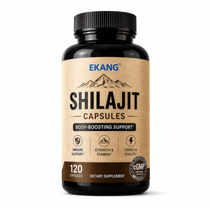 Herba lNSFCertified Body-Boosting Shilajit Capsules Ashwagandha Ginseng Black Pepper Daily Wellness Herbal Dietary <b>Supplement</b> - Product Image 1