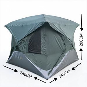 เต็นท์อ็อกซ์ฟอร์ดอัตโนมัติแบบสี่มุมชั้นเดียว กันฝน กันแดด กันลม พื้นที่กว้าง พกพาสะดวก ใช้งานได้หลากหลาย ตั้งแคมป์ได้รวดเร็ว - Product Image 1
