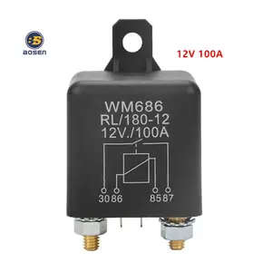 Relay Start WM686 12V/ 24V 100A/200A Relay Otomotif Daya RL/280-12 RL280 atau RL/180-12 Beban Split Tugas Berat/Relay Winch