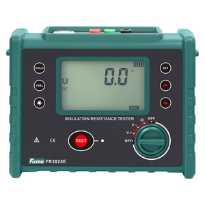 FR3025E Mesureur de résistance d'isolement numérique Testeur d'ohms Mégohmmètre 5000V avec affichage numérique - Product Image 1