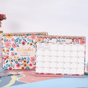 Tùy Chỉnh 2026 Tường Lịch/Bàn Lịch Cuộn Dây Ràng Buộc Kích Thước Lớn Hỗ Trợ OEM In Ấn Máy Tính Để Bàn Lịch - Product Image 2