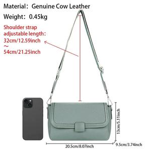 AndoBag Genuine Leather <b>Crossbody</b> <b>Bags</b> for Women, <b>Large</b> Capacity Underarm Shoulder <b>Bag</b>, with Double Shoulder Straps 1615 - Product Image 5