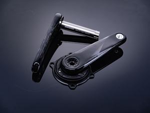 Pédalier en fibre de carbone avec capteur de puissance, axe en titane 24 mm, BCD 110, bras de manivelle de vélo de route 155 mm 160 mm 165 mm 170 mm - Product Image 2
