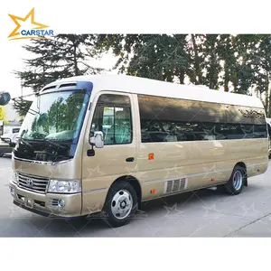 Sử dụng TOYOTA Coaster xe buýt nhỏ 21 chỗ ngồi Toyota Hiace để bán TOYOTA Coaster xe buýt chở khách thứ hai tay Coaster van minibus