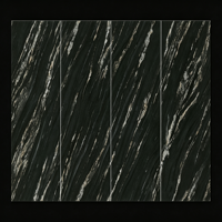 Carreaux muraux intérieurs modernes de luxe imitation brique blanche et or, imperméables et écologiques, 900x2700mm
